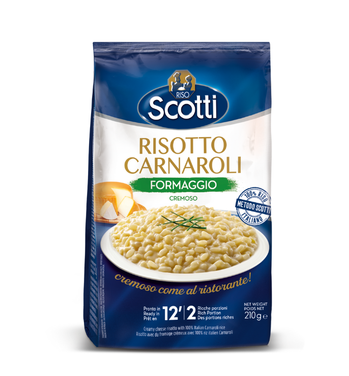 SCOTTI RICE RISOTTO CHEESE 210 GR (10 in a box)