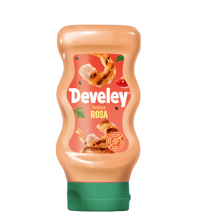 DEVELEY SAUCE PINK 410 ML (6 in a box)