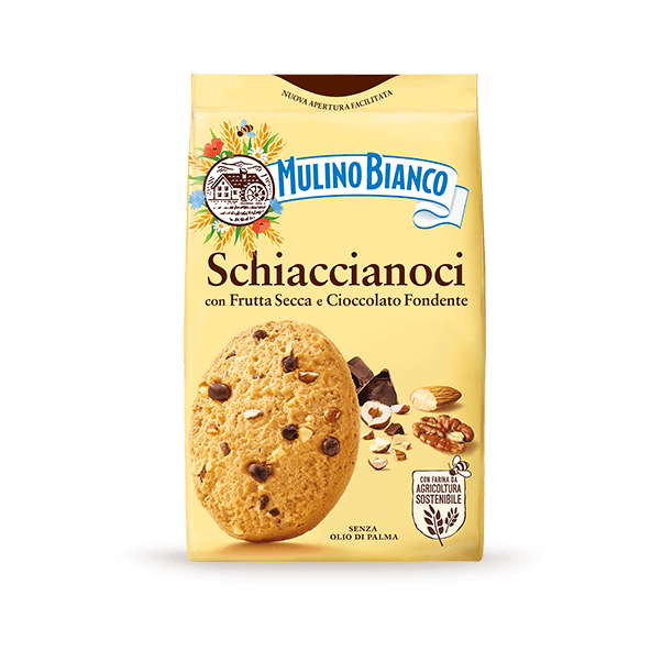 MULINO BIANCO BISCOTTI SCHIACCIANOCI 300 GR (12 IN A BOX)