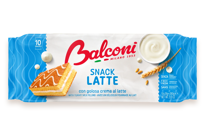 BALCONI DELIZIOSE SNACK MILK X10 280 GR (15 in a box)