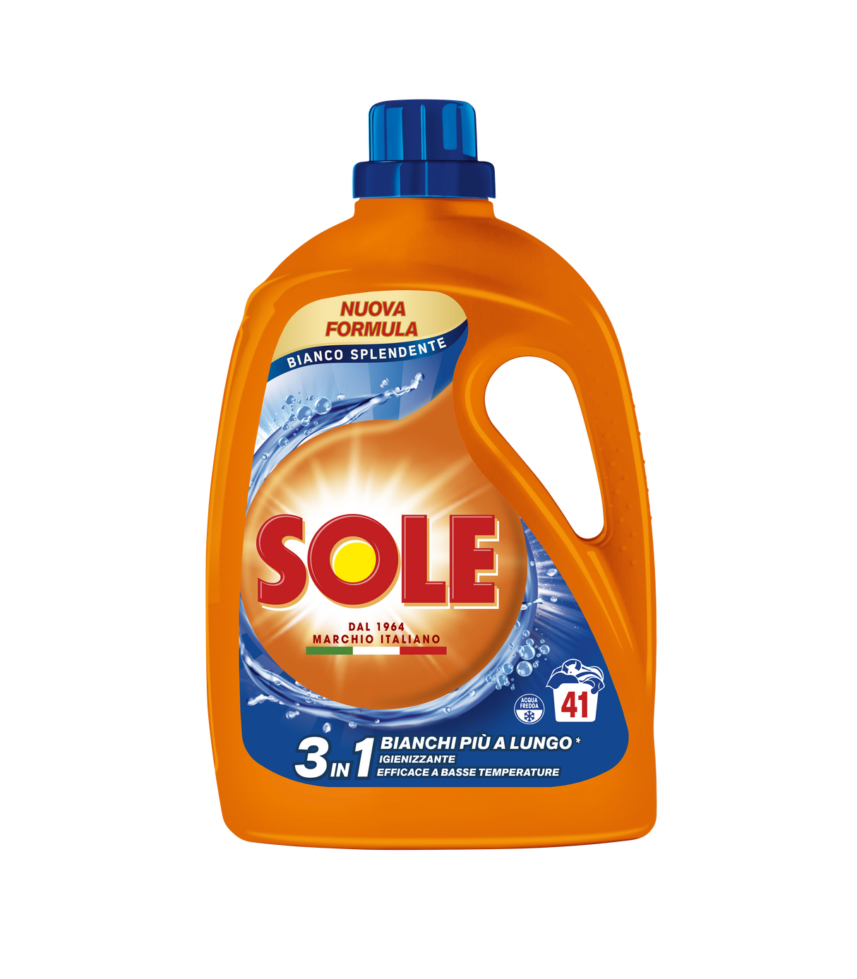 SOLE SOFTNER 3 IN 1 BIANCO SHINING 41 WASHES 1.85 LT (8 in a box)