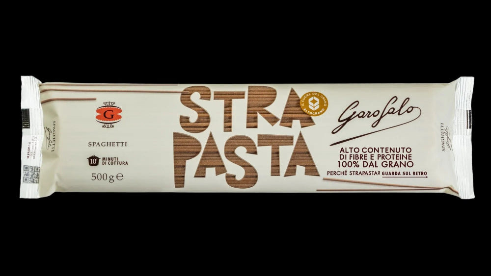 GAROFALO PASTA WHOLEMEAL PROTEIN STRAPASTA SPAGHETTI 500 GR (24 IN A BOX)