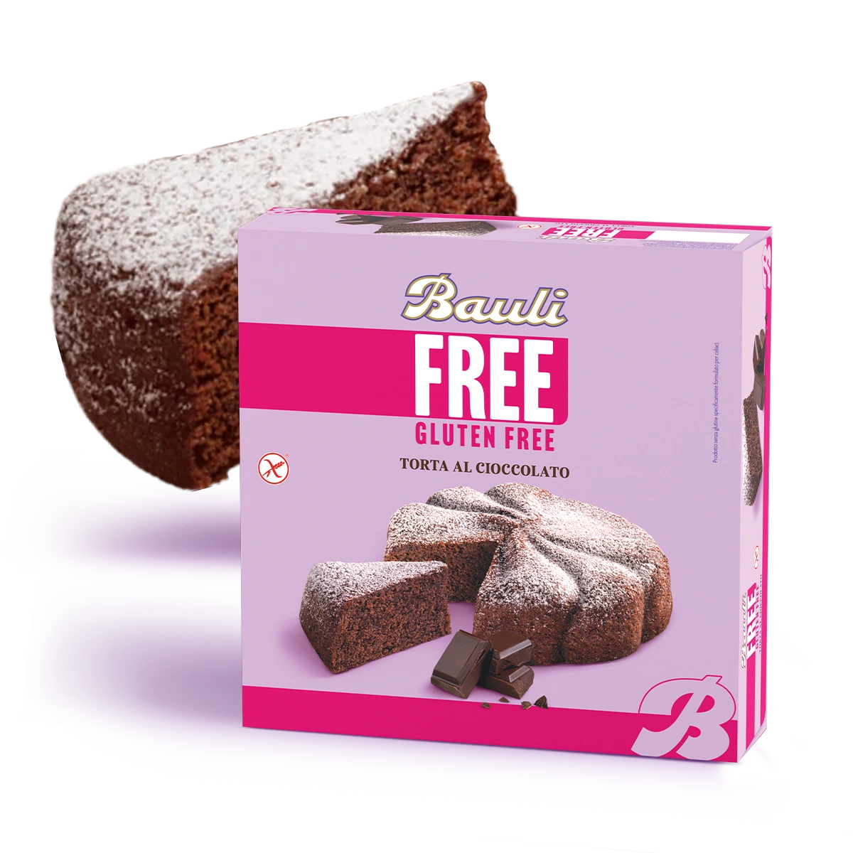 BAULI CAKE CHOCOLATE GLUTEN FREE 400 GR (12 in a box)
