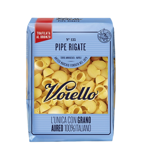 VOIELLO PASTA DI SEMOLA PIPE RIGATE N.135 500 GR (16 in a box)