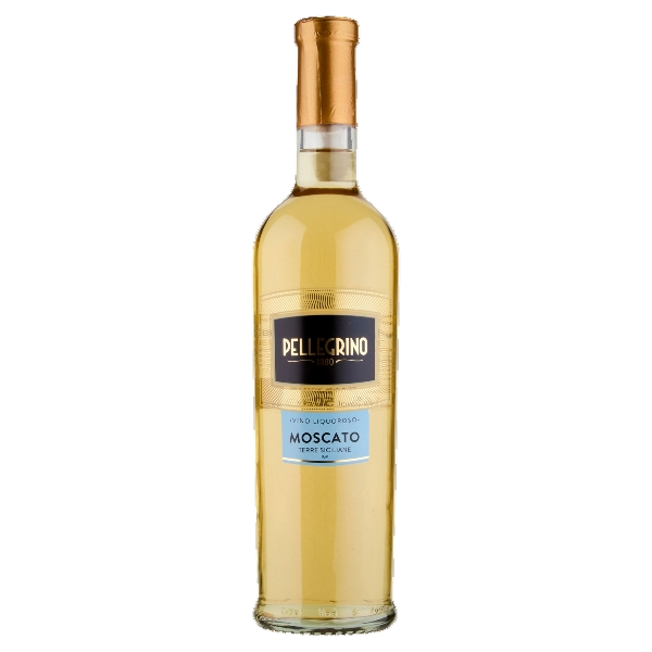 VINI ITALIA DESSERT WINE LIQUEUR PELLEGRINO MOSCATO TERRE SICILIANE IGP , SICILY , ITALY 75 CL (6 IN A BOX)