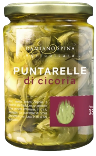 SPINA AGRICOLTURA PUNTARELLE DI CICORIA IN OIL 330 GR (6 in a box)