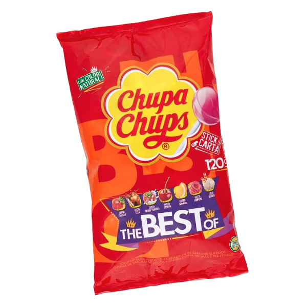CHUPA CHUPS CANDY LOLLIPOP BAG 120 PZ (1 in a box)