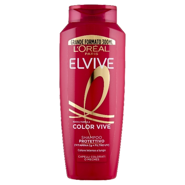 L'OREAL ELVIVE SHAMPOO COLOR VIVE PROTETTIVO COLORED HAIR OR MECHES 300 ML (12 in a box)