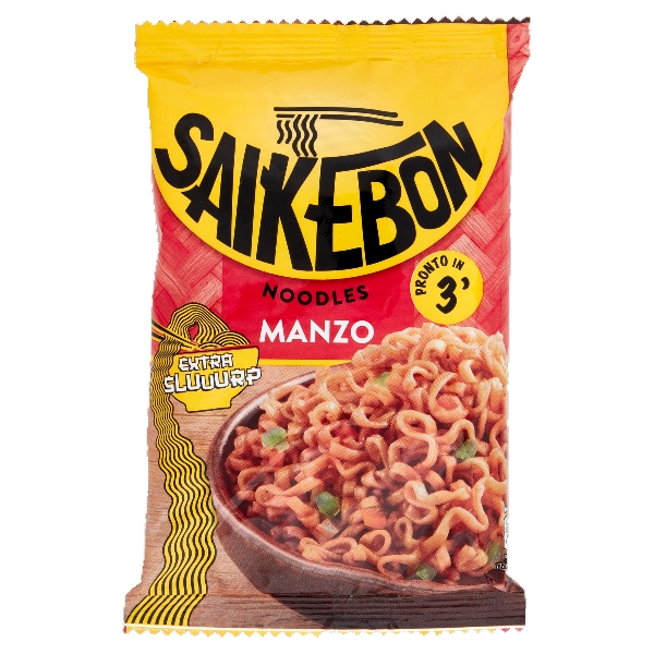 SAIKEBON ORIGINALS INSTANT NOODLES MEAT BEEF BAG 78 GR (11 in a box)