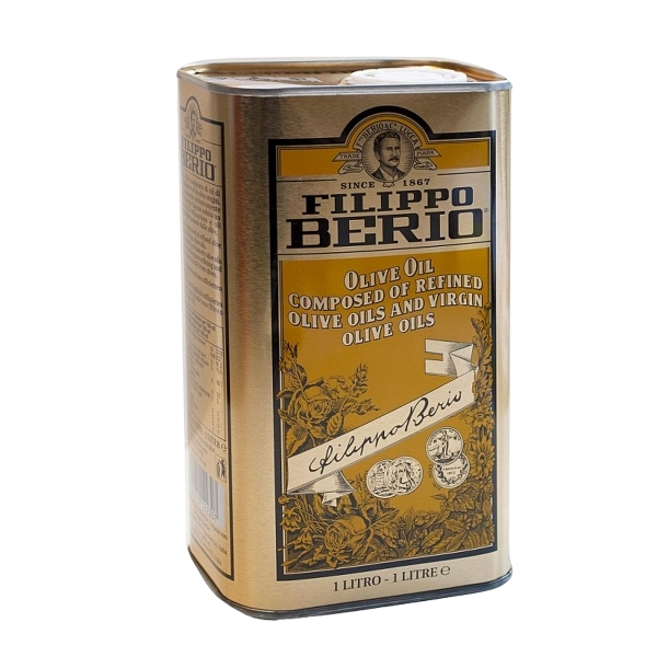 FILIPPO BERIO OLIVE OIL TIN 1 LT (8 in a box)