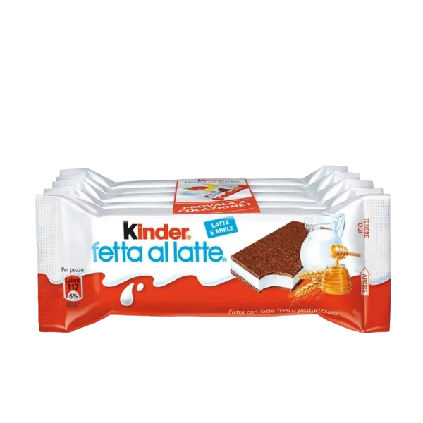KINDER FETTA AL LATTE X5 140 GR (8 in a box)