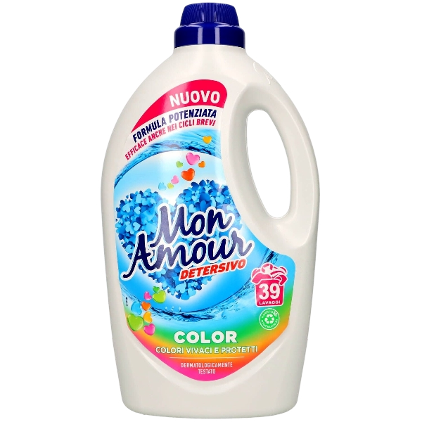 MON AMOUR LAUNDRY DETERGENT COLOR 39 WASHES 1.56 LT (6 in a box)