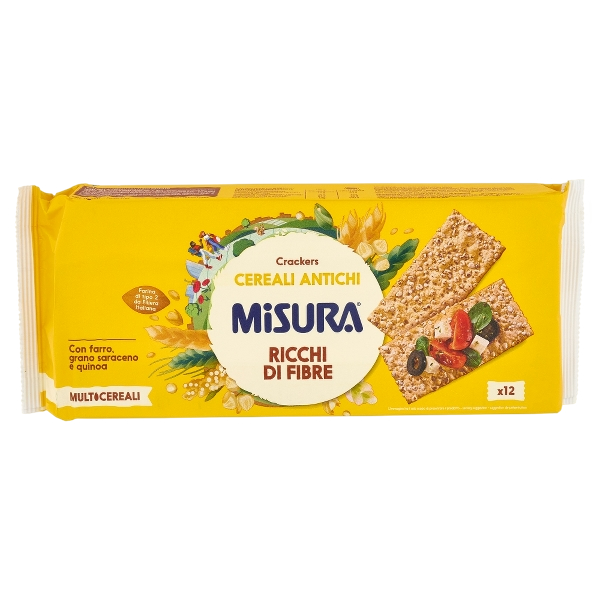 MISURA MULTICEREALI CRACKERS CEREALI ANTICHI X10 350 GR (12 in a box)