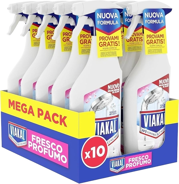 VIAKAL DEGREASER DESCALER FRESCO PROFUMO SPRAY 470 ML (10 in a box)