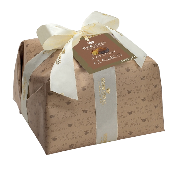 GIOVANNI COVA PANETTONE WRAPPED 1 KG (6 in a box)