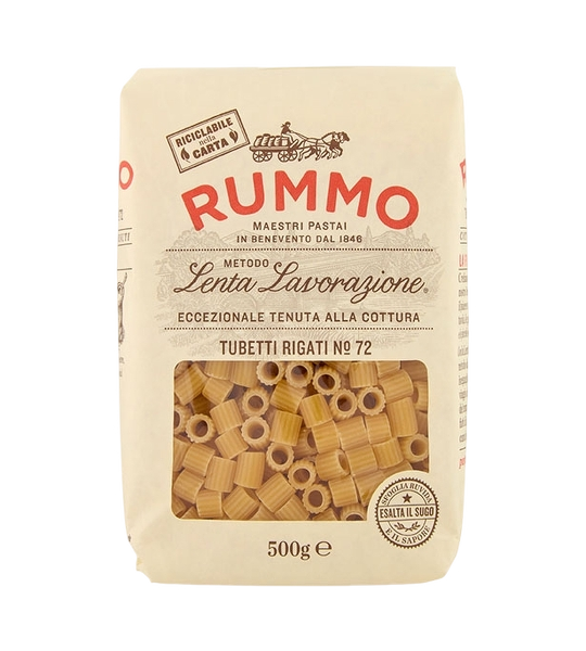 RUMMO PASTA DI SEMOLA TUBETTI RIGATI N.72 500 GR (16 in a box)
