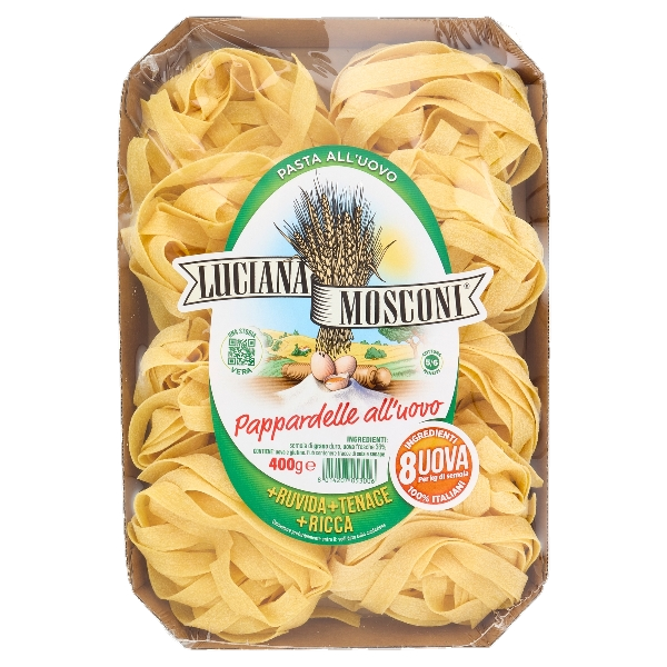 MOSCONI PASTA ALL'UOVO PAPPARDELLE 400 GR (12 IN A BOX)