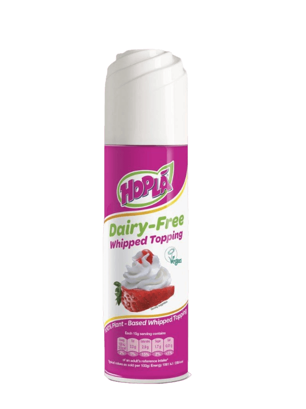 HOPLA' DAIRY FREE WHIPPED TOPPING PANNA SPRAY 250 GR (1 in a box)