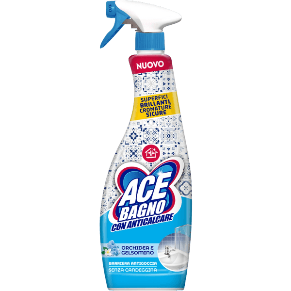 ACE DEGREASER ANTISCALE BATHROOM ORCHID SPRAY 600 ML (10 in a box)