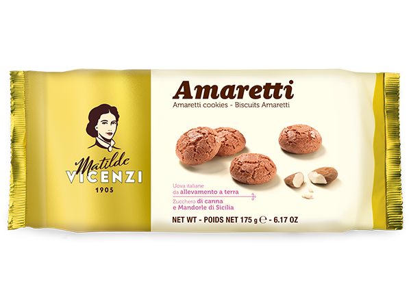 VICENZI BISCUITS AMARETTI D'ITALIA 175 GR (12 in a box)