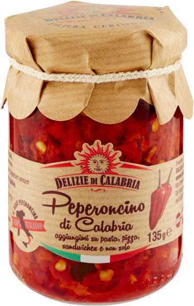 DELIZIE CALABRIA HOT CALABRIAN CRUSHED PEPPER 140 GR (12 in a box)