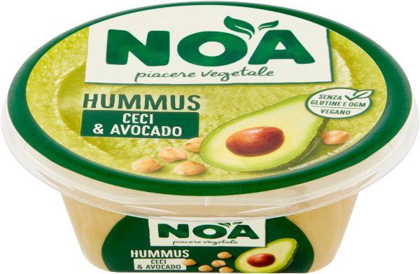 NOA HUMMUS SPREAD CHICKPEAS & AVOCADOS 175 GR (4 in a box)