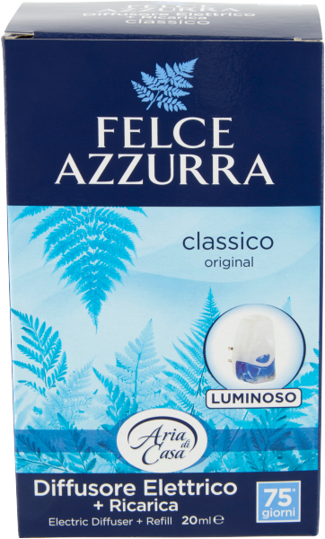 FELCE AZZURRA HOME FRAGRANCE ARIA DI CASA CLASSIC ELECTRIC DIFFUSER + 1 REFILL (12 in a box)