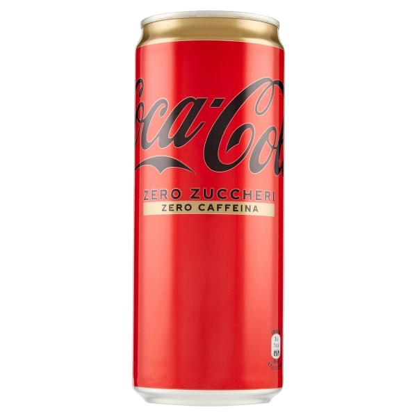 COCA COLA ZERO WITHOUT CAFFEINE CANS 330 ML (24 in a box)