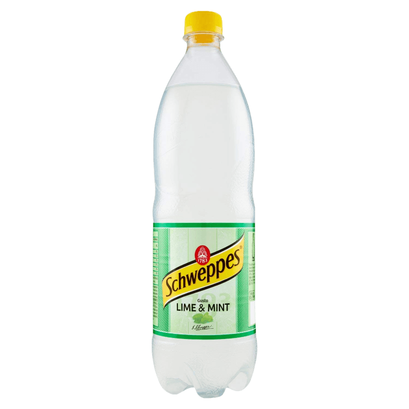 SCHWEPPES DRINK LIME AND MINT PET 1 LT (6 IN A BOX)