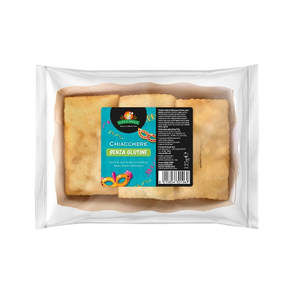 GECCHELE CHIACCHIERE GLUTEN FREE 125 GR (6 in a box)