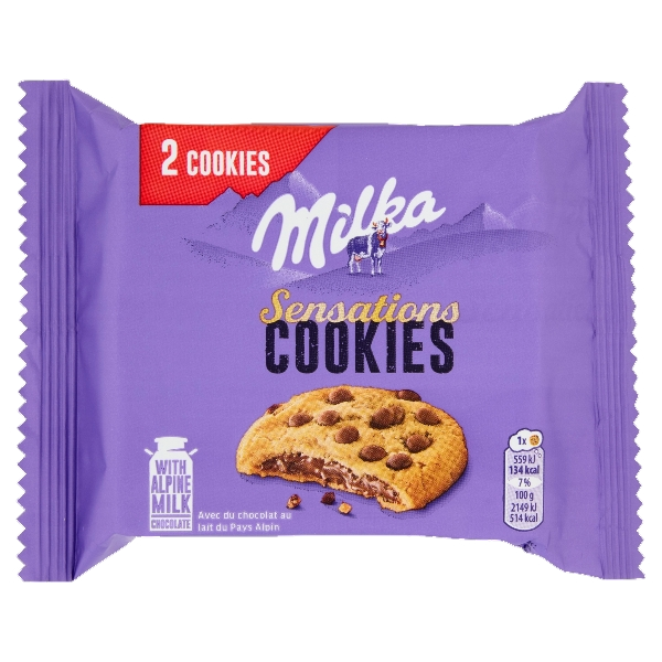 MILKA EXPO COOKIES SENSATIONS 52 GR (24 in a box)