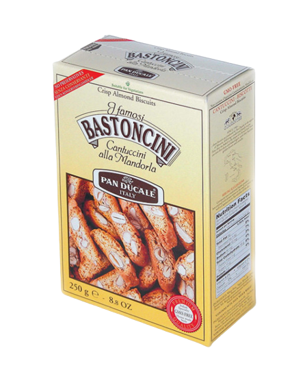 PAN DUCALE BISCUITS BASTONCINI CANTUCCINI ALMOND 250 GR (12 in a box)