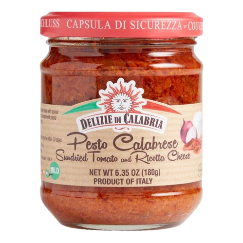 DELIZIE CALABRIA PESTO CALABRESE WITH RICOTTA 190 GR (12 in a box)
