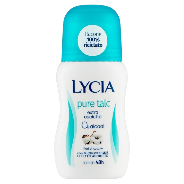 LYCIA DEO PURE TALC ROLL ON 50 ML (12 in a box)