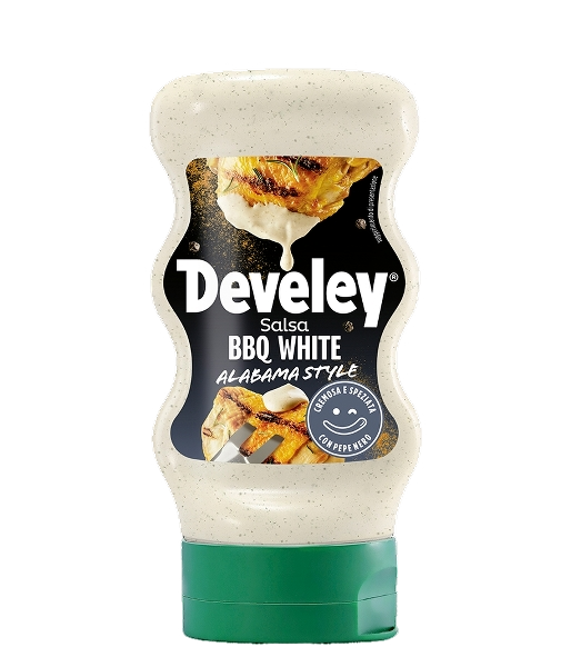 DEVELEY SAUCE BBQ WHITE 250 ML (6 in a box)