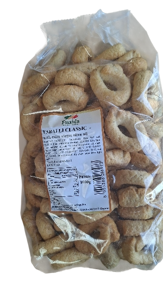 FANIDA TARALLI CLASSIC WITH EXTRA VIRGIN OLIVE OIL 1 KG (1 in a box)
