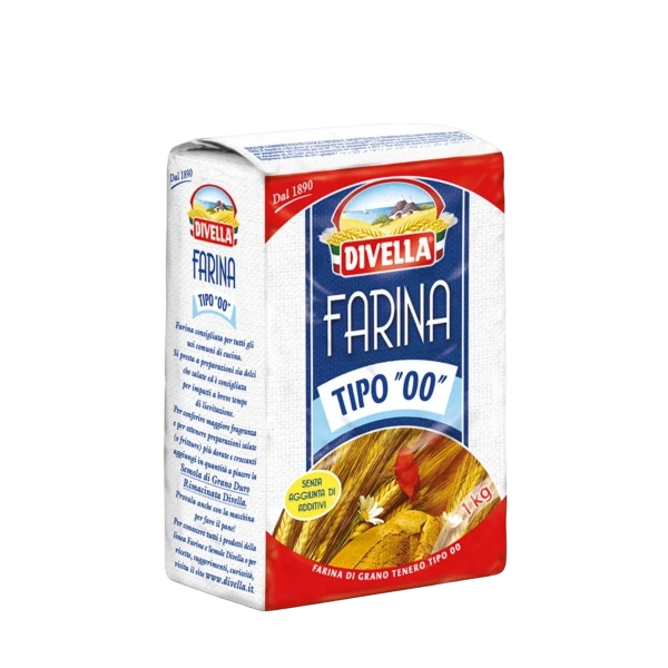 DIVELLA FLOURS TYPE "00" 1 KG (10 in a box)
