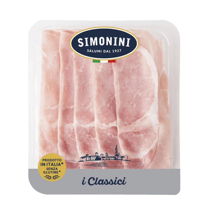 SIMONINI PROSCIUTTO COTTO AFFETTATO 500 GR (4 in a box)