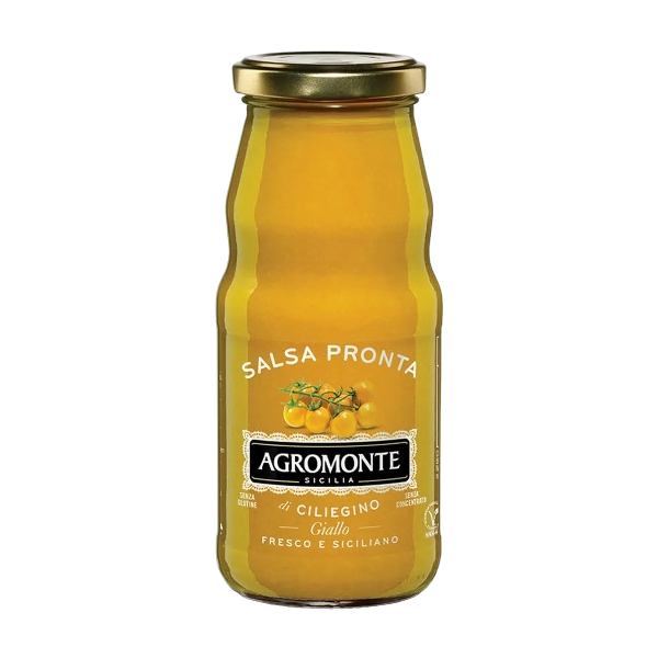 AGROMONTE PASTA SAUCE YELLOW CHERRY TOMATO 360 GR (12 in a box)
