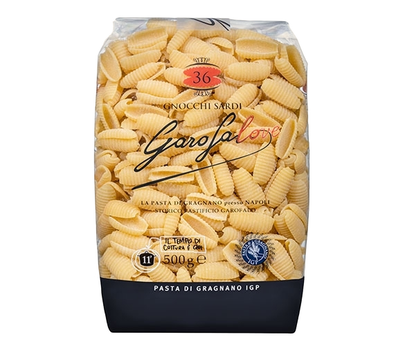 GAROFALO PASTA DI GRAGNANO IGP GNOCCHI SARDI N.36 500 GR (16 in a box)