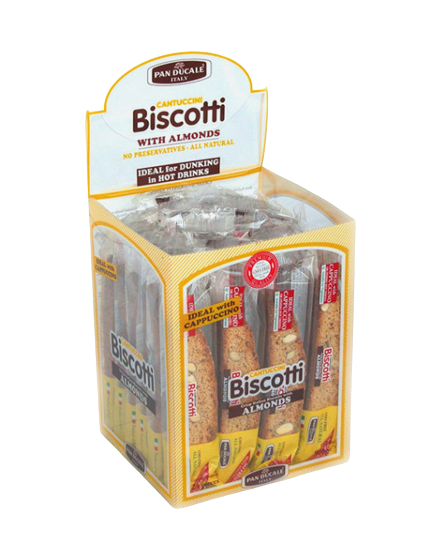 PAN DUCALE EXPO BISCUITS CANTUCCINI ALMOND 36 GR X24 (1 in a box)