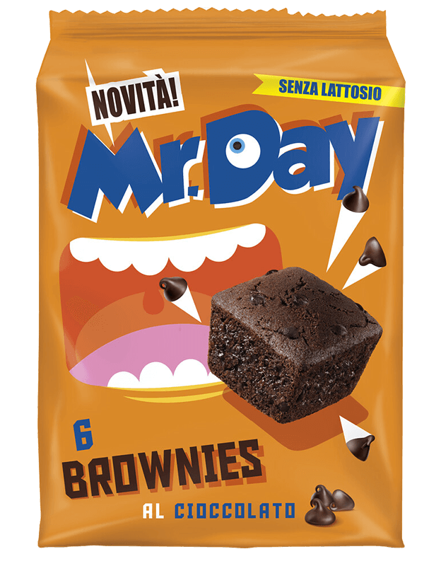 MR.DAY BROWNIES DARK CHOCOLATE X6 210 GR (12 in a box)