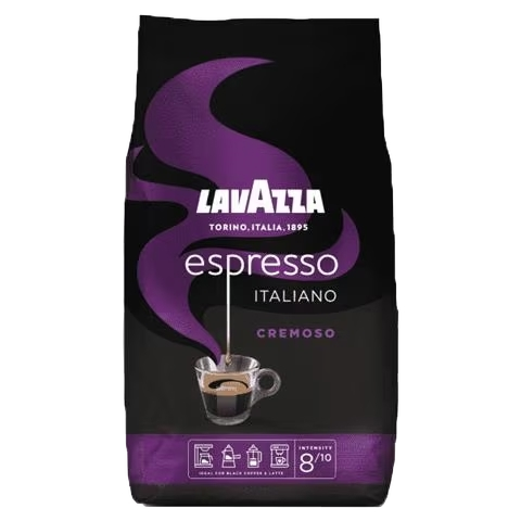LAVAZZA COFFEE BEANS ESPRESSO ITALIANO CREMOSO 1 KG (1 in a box)