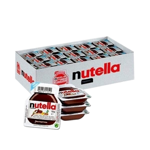 NUTELLA EXPO SPREAD HAZELNUT CREAM ORIGINAL MONOPORTION X120 15 GR (1 in a box)