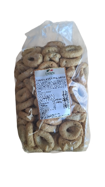 FANIDA TARALLI FENNEL SEEDS WITH EXTRA VIRGIN OLIVE OIL 1 KG (1 in a box)