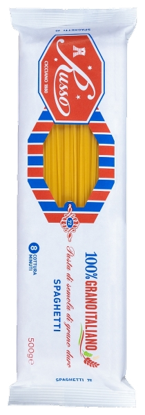 RUSSO PASTA DI SEMOLA SPAGHETTI 500 GR (24 in a box)