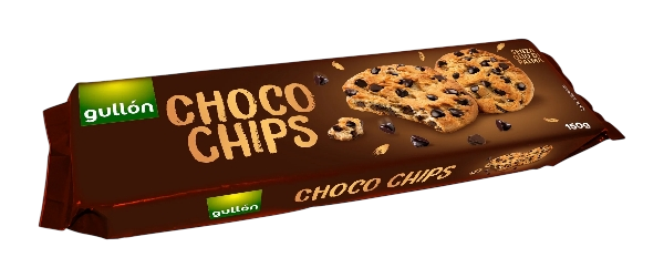 GULLON BISCOTTI COOKIES CHOCO CHIPS 150 GR (12 in a box)