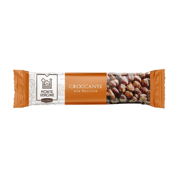 DI GENNARO SNACK BARS TORRONE CROCCANTE HAZELNUTS 100 GR (24 in a box)