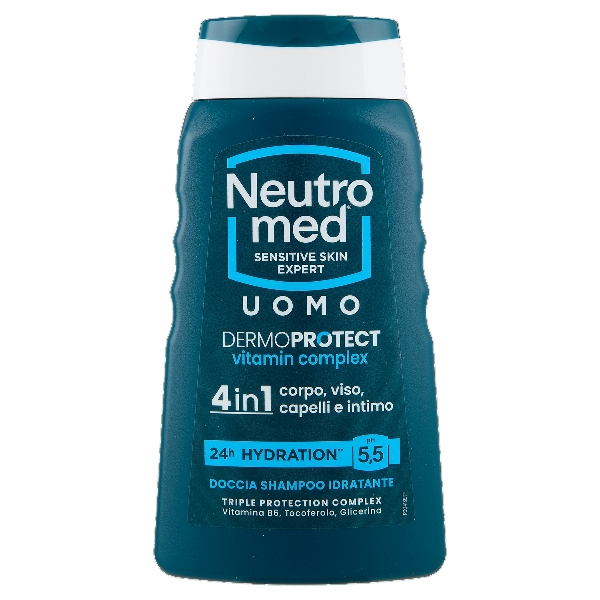 NEUTROMED SHOWER BATH PH 5.5 MAN 4in1 IDRATANTE 250 ML (12 in a box)