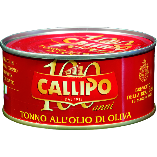 CALLIPO TUNA IN OLIVE OIL TIN 160 GR (12 in a box)